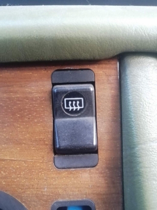 Кнопка обогрева заднего стекла, MERCEDES BENZ, S-CLASS, W126, M117 E50
