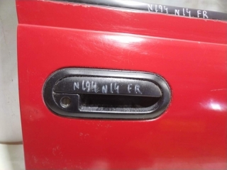 Ручка двери внешняя, NISSAN, SUNNY, N14, GA16DS, 1991, F, R