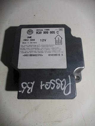 Блок управления airbag, VOLKSWAGEN, PASSAT B5, 3B3, AWM, 2001, 6Q0909605