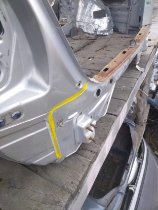 Панель кузова задняяя, TOYOTA, KLUGER, ACU25, 2AZ-FE, 2002, R