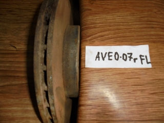 Диск тормозной, CHEVROLET, AVEO, T250, F14D3, 2007, F