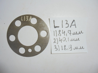 Шайба маховика, HONDA, FIT, GD1, L13A, 2001