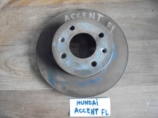 Диск тормозной, HYUNDAI, ACCENT II, LC, G4EC, 2005, F