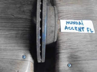 Диск тормозной, HYUNDAI, ACCENT II, LC, G4EC, 2005, F