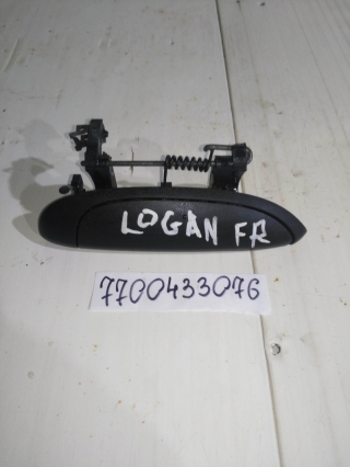 Ручка двери внешняя, RENAULT, LOGAN, LS12, K7MF711, 2005, F, R, 7700433076