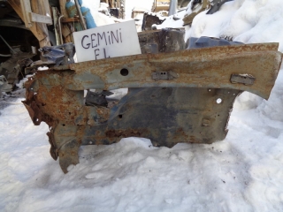 Лонжерон, ISUZU, GEMINI, JT151F, 4XE1, 1990, F, L