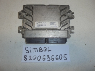 Блок управления двигателем, RENAULT, SYMBOL, LB, K4JB713, 2007, 8200636605