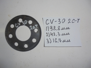 Шайба маховика, TOYOTA, CAMRY, CV30, 2C-T, 1990