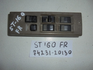 Блок управления стеклоподъемниками, TOYOTA, CARINA ED, ST160, 1S-ELU, F, R, 74231-20130