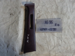 Накладка на стойку, TOYOTA, COROLLA, AE95, 4A-FE, 89-91, R, верх, 62411-12390