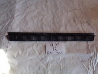 Накладка на порог внутренняя, TOYOTA, COROLLA, CE97, 1C, 1987-1991, F, R, 67313-12100