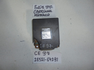 Блок управления свечами накала, TOYOTA, COROLLA, CE97, 1C, 1987-1991, 28521-64291