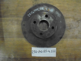 Диск тормозной, TOYOTA, COROLLA RUNX, ZZE122, 1ZZ-FE, 2003, F