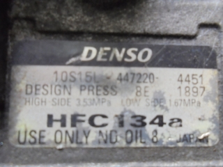 Компрессор кондиционера, TOYOTA, HILUX SURF, LN130, 2L-TE, 1995, 447220-4451
