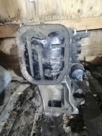 Поддон масляный двигателя, TOYOTA, COROLLA, NZE121, 1NZ-FE, 2001, Низ