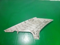 Накладка на стойку, CHEVROLET, COBALT, T250, B15D2, 2013, R, R, верх, 52021389