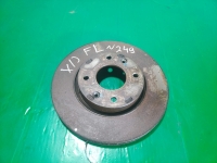 Диск тормозной, HYUNDAI, ELANTRA, XD, G4GB, F