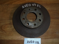 Диск тормозной, CHEVROLET, AVEO, T250, F14D3, 2007, F