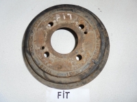 Тормозной барабан, HONDA, FIT, GD1, L13A, 2001, R