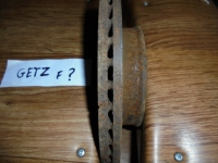 Диск тормозной, HYUNDAI, GETZ, TB, G4EA, 2003, F