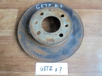 Диск тормозной, HYUNDAI, GETZ, TB, G4EA, 2003, F