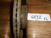 Диск тормозной, HYUNDAI, GETZ, TB, G4EA, 2003, F