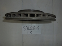 Диск тормозной, HYUNDAI, SOLARIS, RB, G4FC, 2011, F