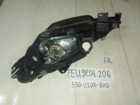 Фара, PEUGEOT, 206, 2A/C, TU3A, R, 550-1120R-RHD