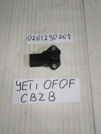 Датчик абсолютного давления, SKODA, YETI, 0F0F, CBZB TSI, 2012, 261230267