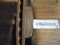 Диск тормозной, NISSAN, WINGROAD, FY10, GA15DE, 1997, F