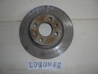Диск тормозной, RENAULT, LOGAN, LS12, K7MF711, 2005, F