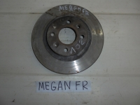 Диск тормозной, RENAULT, MEGANE, LM05, K4MC813, 2007, F