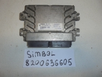Блок управления двигателем, RENAULT, SYMBOL, LB, K4JB713, 2007, 8200636605