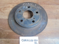 Диск тормозной, TOYOTA, COROLLA, ZZE150, 1ZR-FE, 2008, R