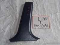 Накладка на стойку, TOYOTA, CORSA, EL43, 5E-FE, 1994, R, низ, 52410-16030
