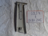 Накладка на стойку, VOLKSWAGEN, GOLF 4, 1J1, 1999, R, верх, 1J4864244